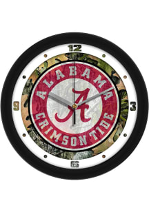 Alabama Crimson Tide 11.5 Camo Wall Clock