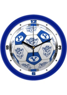 BYU Cougars 11.5 Soccer Ball Wall Clock