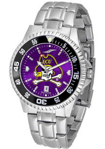 East Carolina Pirates Competitor Steel AC Mens Watch