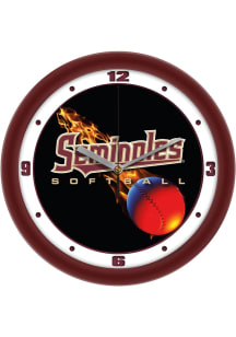 Florida State Seminoles 11.5 Slam Dunk Flames Wall Clock