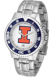 Illinois Fighting Illini Competitor Steel Mens Watch
