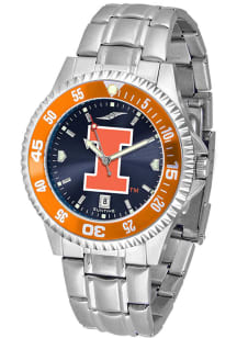 Illinois Fighting Illini Competitor Steel AC Mens Watch
