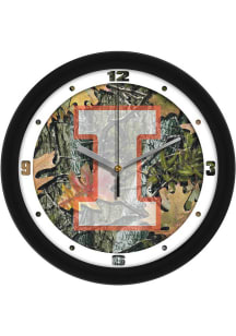 Illinois Fighting Illini 11.5 Camo Wall Clock