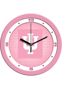 Indiana Hoosiers 11.5 Pink Wall Clock