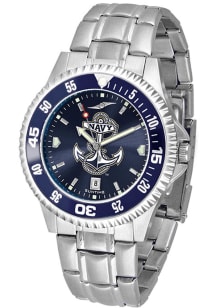 Navy Midshipmen Competitor Steel AC Mens Watch