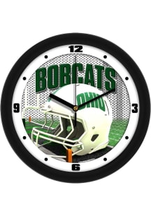 Ohio Bobcats 11.5 Football Helmet Wall Clock