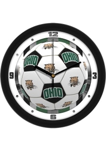 Ohio Bobcats 11.5 Soccer Ball Wall Clock