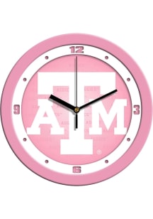 Texas A&M Aggies 11.5 Pink Wall Clock