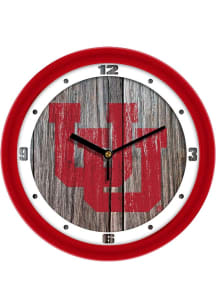 Utah Utes 11.5 Weathered Wood Wall Clock