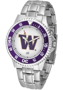 Washington Huskies Competitor Steel Mens Watch