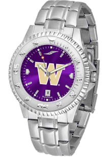Washington Huskies Competitor Steel Anochrome Mens Watch