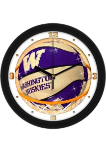 Washington Huskies 11.5 Slam Dunk Wall Clock