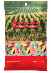 Nebraska Gummy Worms 4oz Candy