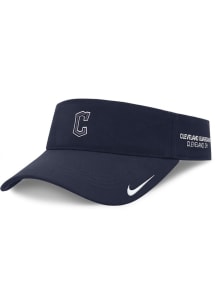 Nike Cleveland Guardians Mens Navy Blue Primetime Bozz Ace Adjustable Visor