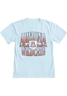 Blue 84 Arizona Wildcats Light Blue Overdyed Pure Class Short Sleeve T Shirt