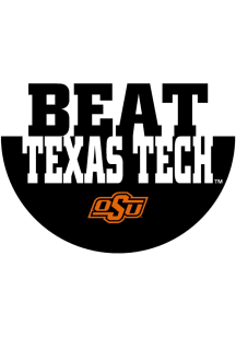 Oklahoma State Cowboys 3" Beat Texas Button - Orange