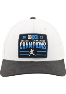 Zephyr UCLA Bruins 2026 Big Ten Baseball Tournament Champions Basis Adjustable Hat - White