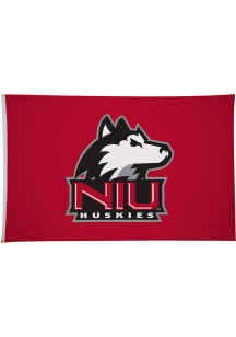 Northern Illinois Huskies 5' x 8' Silk Screen Grommet Flag - Red