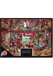 Utah Utes Barnyard Fans 500 Piece Puzzle