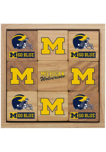 Michigan Wolverines 12 Piece Wooden Block Set Game