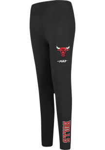 Pro Standard Chicago Bulls Girls Black Classic Essentials Bottoms Leggings