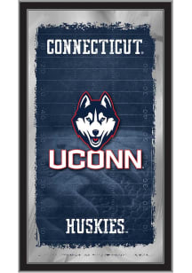 UConn Huskies Football Hanging Back Bar Mirror