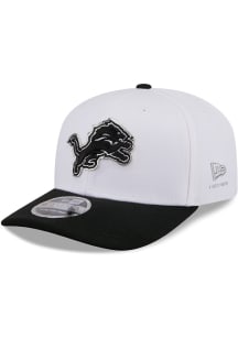 New Era Detroit Lions 2026 NFL Draft CW Split Panel Stretch 9SEVENTY Adjustable Hat - White