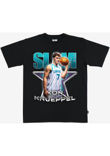 Kon Knueppel Charlotte Hornets Black 261 Cover Remix Short Sleeve Fashion Player T Shirt