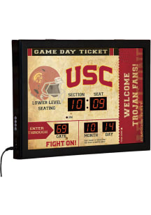 USC Trojans Scoreboard Wall Clock