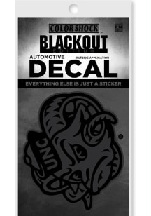North Carolina Tar Heels Black Out Auto Decal - Black