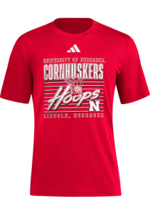 Adidas Nebraska Cornhuskers   Short Sleeve T Shirt