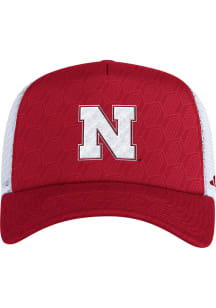 Adidas Nebraska Cornhuskers Foam Trucker Adjustable Hat -