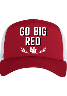 Adidas Nebraska Cornhuskers Foam Trucker Adjustable Hat -
