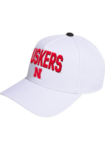 Adidas Nebraska Cornhuskers Structured 5 Panel Adjustable Hat -