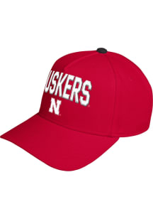 Adidas Nebraska Cornhuskers Structured A-Frame Adjustable Hat -