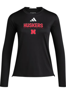 Adidas Nebraska Cornhuskers Womens  Multicolor D4T LS Tee