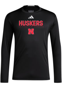 Adidas Nebraska Cornhuskers   Long Sleeve T Shirt