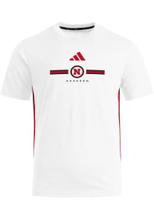Adidas Nebraska Cornhuskers   Short Sleeve T Shirt