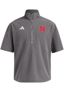 Adidas Nebraska Cornhuskers Mens   Light Weight Jacket