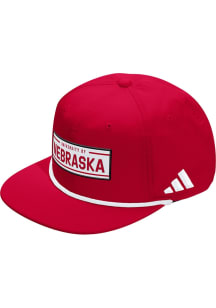 Adidas Nebraska Cornhuskers  Rope Snapback Mens Snapback Hat