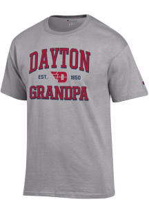 Champion Dayton Flyers Grey Est. Date Grandpa Jersey Short Sleeve T Shirt