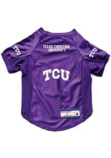 TCU Horned Frogs Team Logo Pet Stretch Pet Jersey