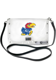 Kansas Jayhawks Envelope Womens Clear Tote
