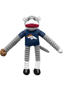 Denver Broncos Sock Monkey Pet Toy