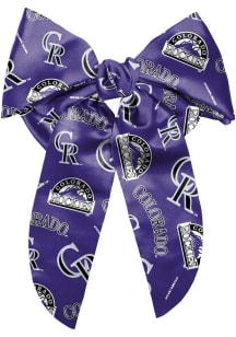 Colorado Rockies Team Logo Womens Hair Bow