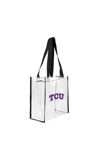 TCU Horned Frogs Stadium Approved 12 x 12 x 6 Womens Clear Tote