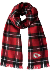 Kansas City Chiefs Plaid Womens Scarf