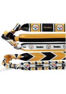 Pittsburgh Steelers Knotted Womens Hair Scrunchie