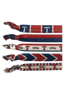 Texas Rangers Knotted Hair Tie Womens Hair Scrunchie