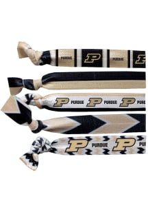 Purdue Boilermakers Knotted Hair Tie Womens Hair Scrunchie